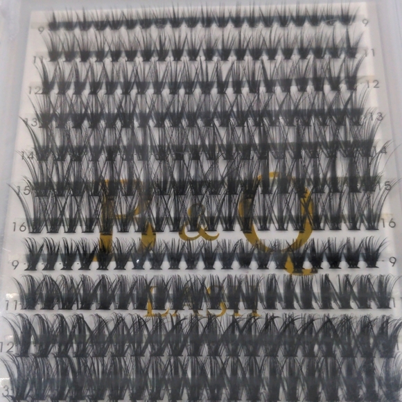 B&Q Lash Clusters 30D+40D D-9-16 MIX Individual Lashes 280 Clusters Manga - Picture 5 of 13